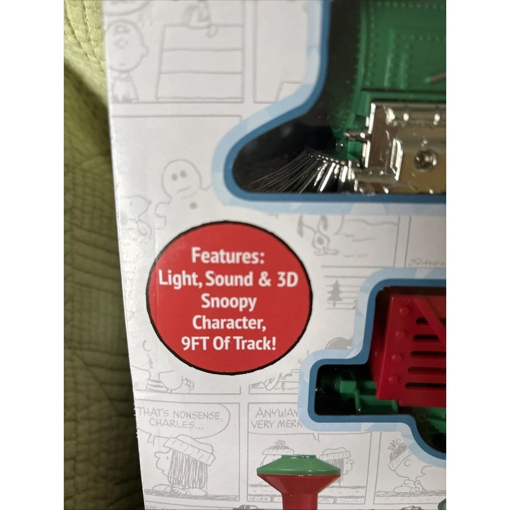 2025 Peanuts Snoopy 75th Anniversary Holiday Express Train W/ Lights & Sound New